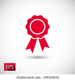 First place award icon. One of set web icons