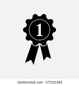 First place award, first icon. One of set web icons