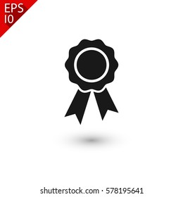 First place award icon. One of set web icons