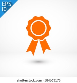 First place award icon. One of set web icons