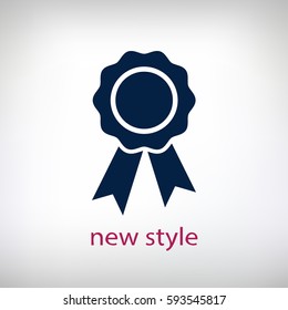 First place award icon. One of set web icons