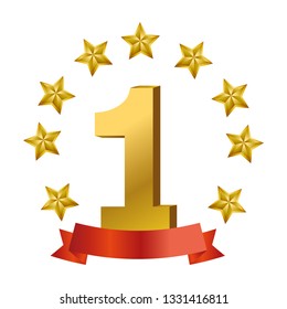 First place award symbol