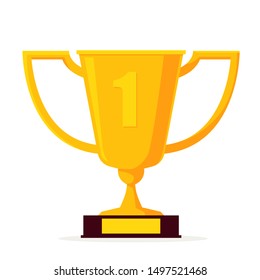 First place gold cup trophy