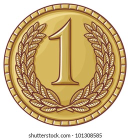 first place gold medal