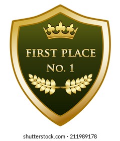 First Place Gold Shield