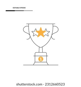 First Place Icon Vector Design.
