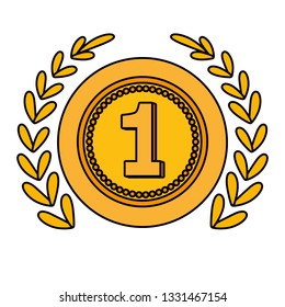 First place medal award