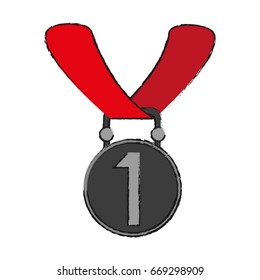 first place medal prize or award icon image 