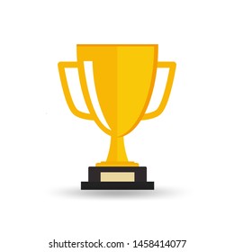 First prize gold trophy icon,prize gold trophy, winner, first prize, vector illustration and icon