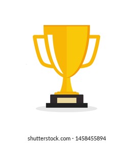 First prize gold trophy icon,prize gold trophy, winner, first prize, vector illustration and icon