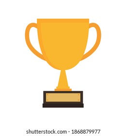 First prize gold trophy icon,prize gold trophy, winner, first prize, vector illustration and icon