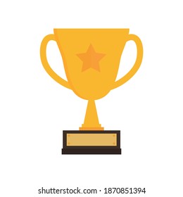 First prize gold trophy icon,prize gold trophy, winner, first prize, vector illustration and icon