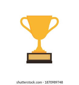 First prize gold trophy icon,prize gold trophy, winner, first prize, vector illustration and icon