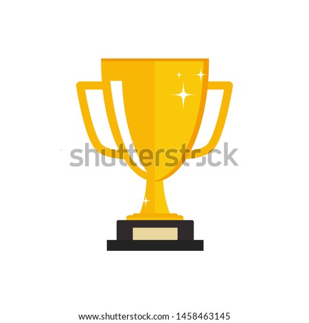 First prize gold trophy icon,prize gold trophy, winner, first prize, vector illustration and icon