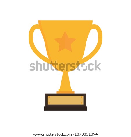 First prize gold trophy icon,prize gold trophy, winner, first prize, vector illustration and icon