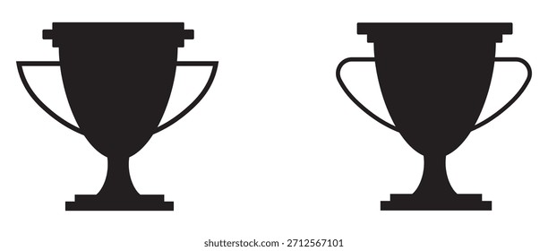 Erster Preis Trophäe Symbol Farbe bearbeitbar