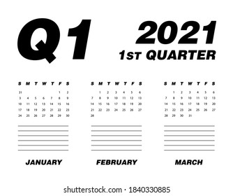 First quarter of calendar 2021
