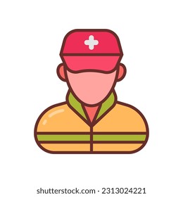 First Responder icon in vector. Illustration