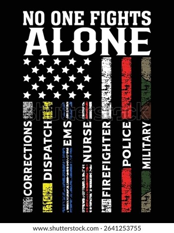 First Responders American Thin Line Police Fire Military