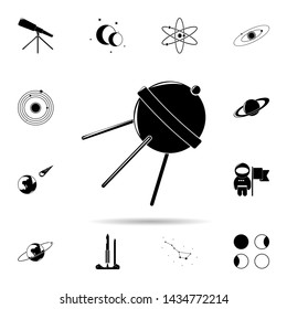 First satellite icon. Universal set of space for website design and development, app development