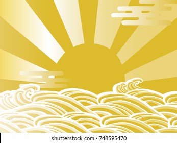 The first sunrise in Japan