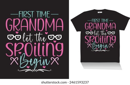 first time grandpa let the spoiling begin .grandpa t shirt. best t shirt design