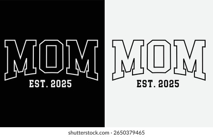 First time said mama and papa design for t shirt and other uses.