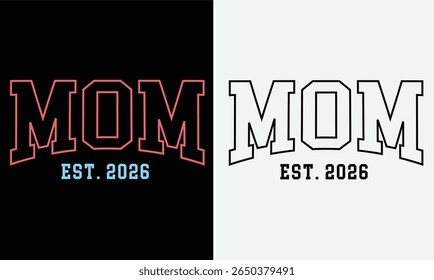 Primeira vez disse que mamãe e papai projetam para camiseta e outros usos.