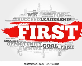 First word cloud, business concept