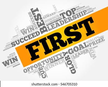 First word cloud, business concept