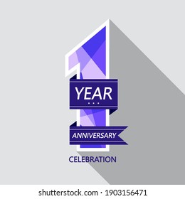 First Year Anniversary Celebration Design