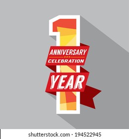 First Year Anniversary Celebration Design