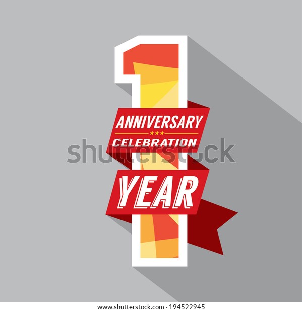 First Year\
Anniversary Celebration\
Design