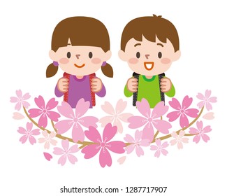 First year elementary school student