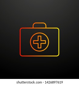 first-aid kit nolan icon. Elements of camping set. Simple icon for websites, web design, mobile app, info graphics