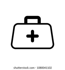 first-aid kit, outline symbol