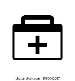 first-aid kit, simple icon