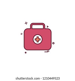 first-aid firstaid medical medicine box icon icon vector desige