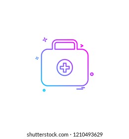 first-aid firstaid medical medicine box icon icon vector desige