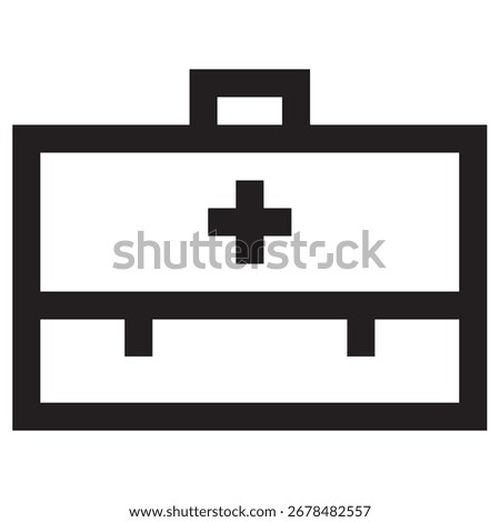 Firstaid Modern Vector Icon – Minimal Illustration Symbol Template for Web Mobile App UI Design