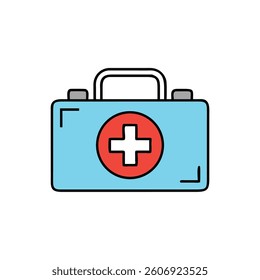 first-aid-kit icon vector illustration style