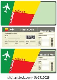 First-class ticket on the plane to Benin.