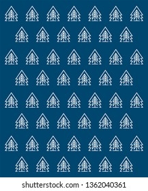 fir-tree Christmas pattern