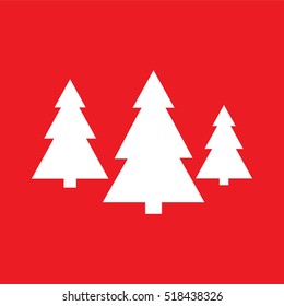 fir-tree Icon Vector Illustration