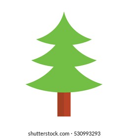 fir-tree Icon Vector Illustration