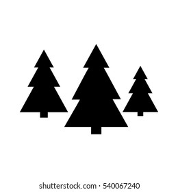 fir-tree Icon Vector Illustration