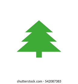 fir-tree . line vector icon