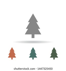 fir-tree . line vector icon . Lorem Ipsum Illustration design