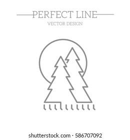 fir-tree  sun icon