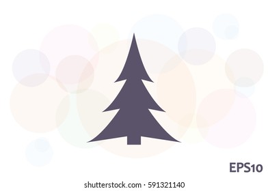 fir-tree vector illustration EPS 10